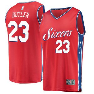 Camiseta Jimmy Butler 23 Philadelphia 76ers Statement Edition Rojo Hombre